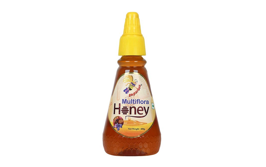 Superbee Multiflora Honey    Plastic Bottle  400 grams